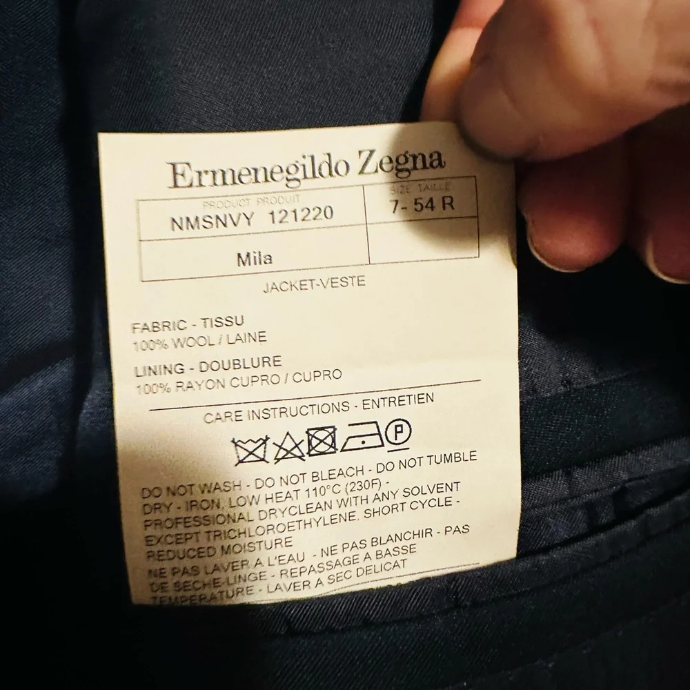 Ermenegildo Zegna luxury multi season Jacket Sz 54-R 100% Wool FLASH SALE! - Picture 4 of 9